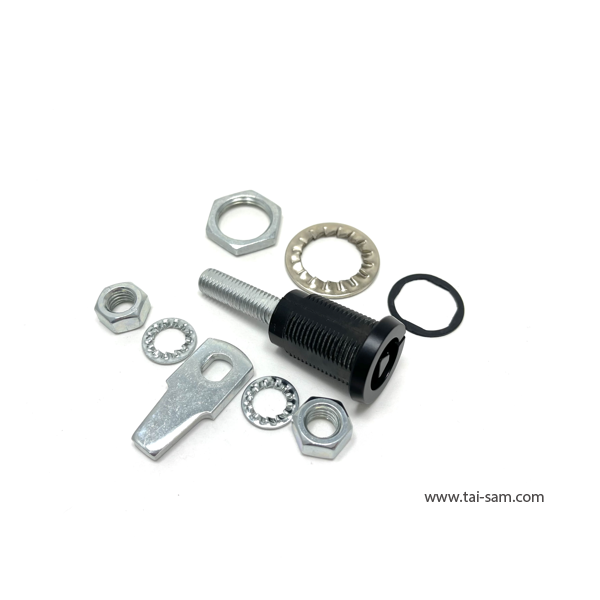 Quarter Turn Compression Latch. Triangle lock cylinder