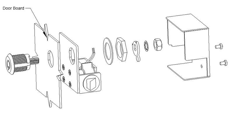 Hidden Electronic Cabinet Locks