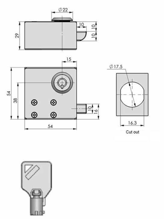 Hidden Electronic Cabinet Locks